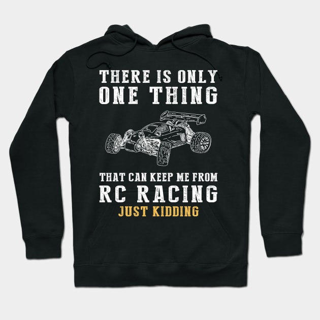 Revving Up Laughter - RC Car Fun with a Twist! Hoodie by MKGift